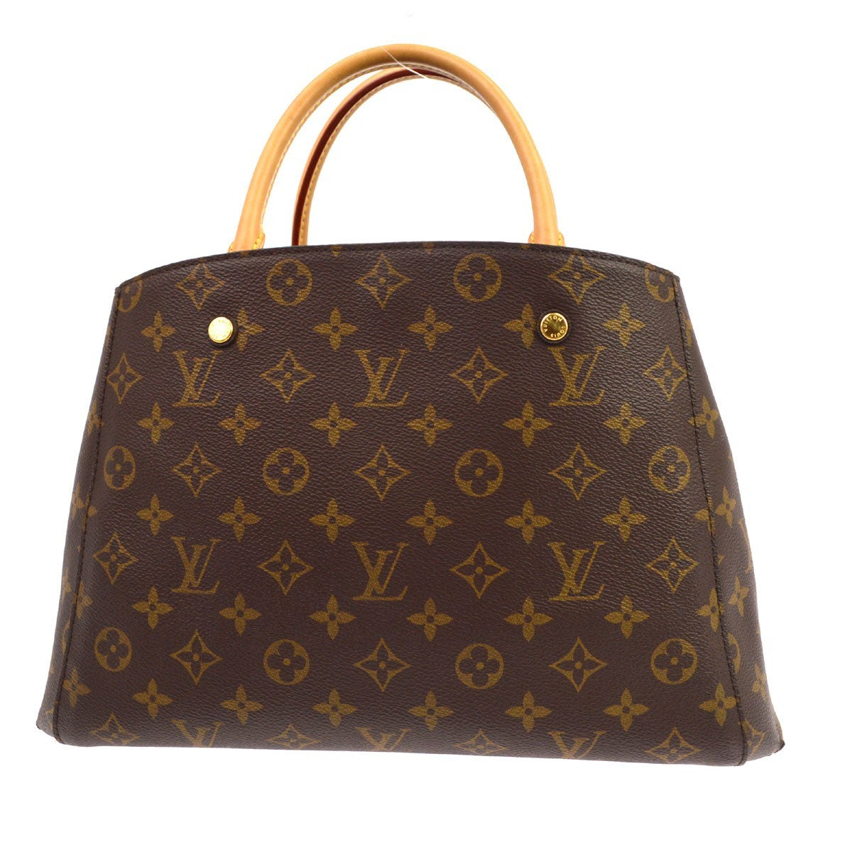 Louis Vuitton Montaigne MM Vintage Handbag in Brown Leather