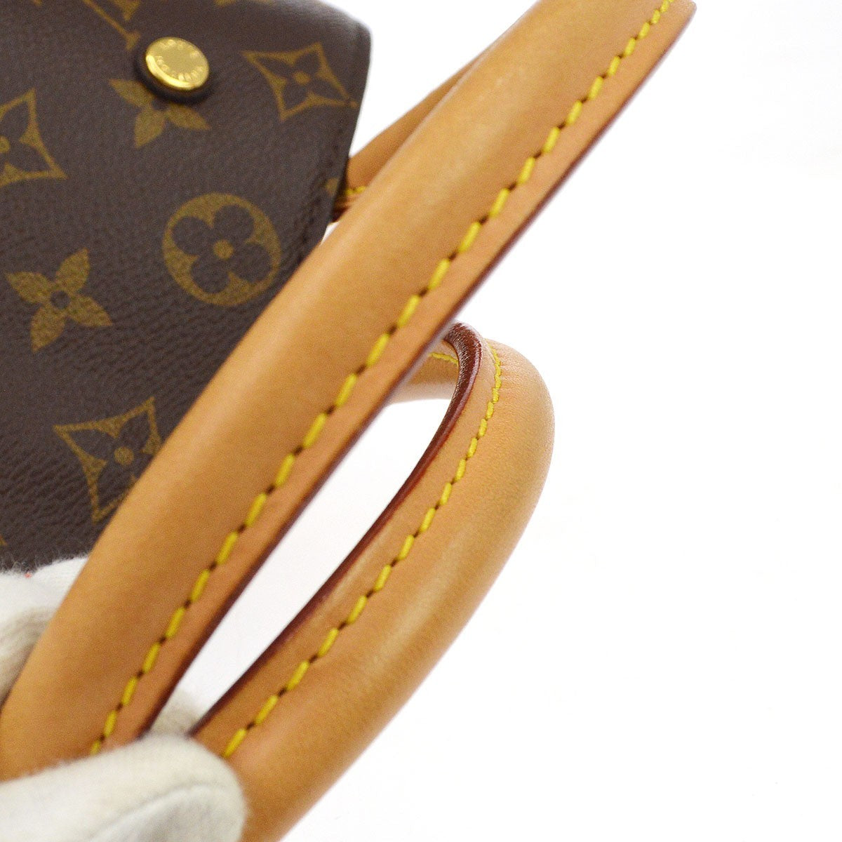 Louis Vuitton Montaigne MM Vintage Handbag in Brown Leather