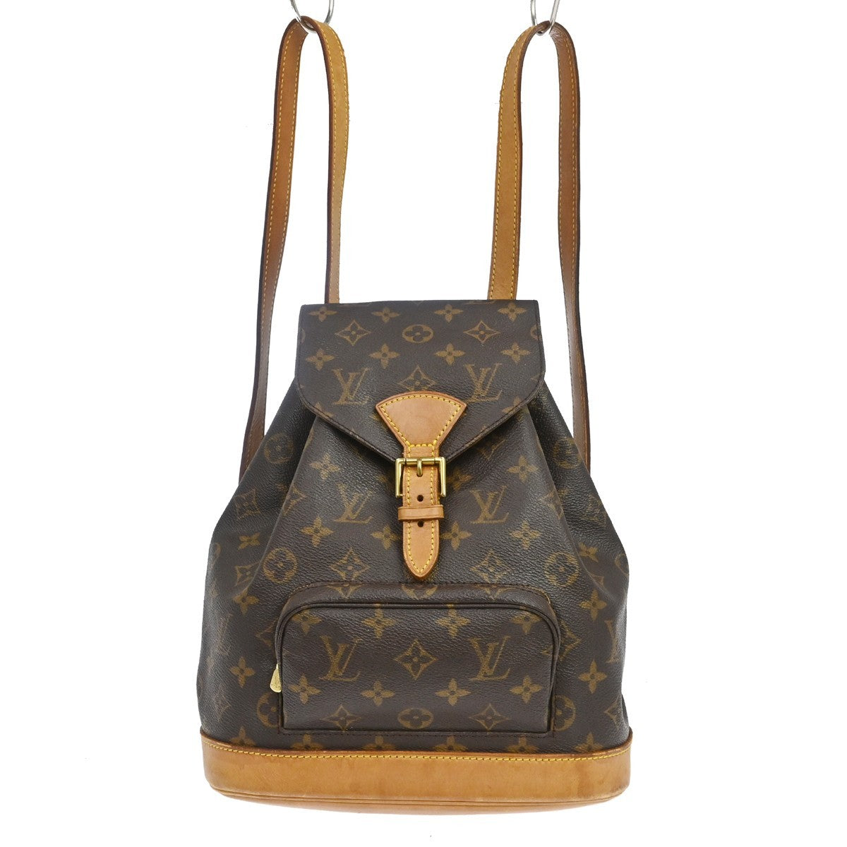 Louis Vuitton Montsouris MM Vintage Backpack in Brown Monogram Canvas