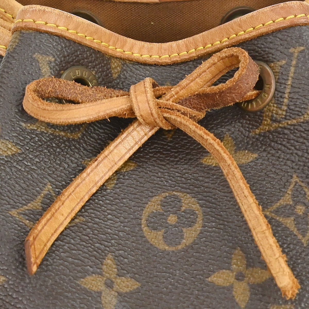 Louis Vuitton Montsouris MM Vintage Backpack in Brown Monogram Canvas