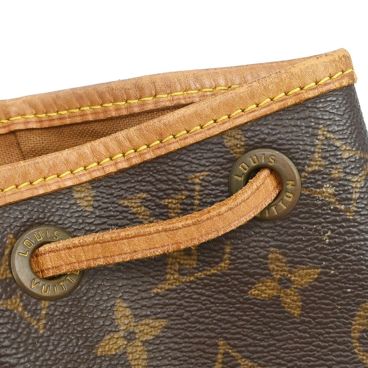 Louis Vuitton Montsouris MM Vintage Backpack in Brown Monogram Canvas