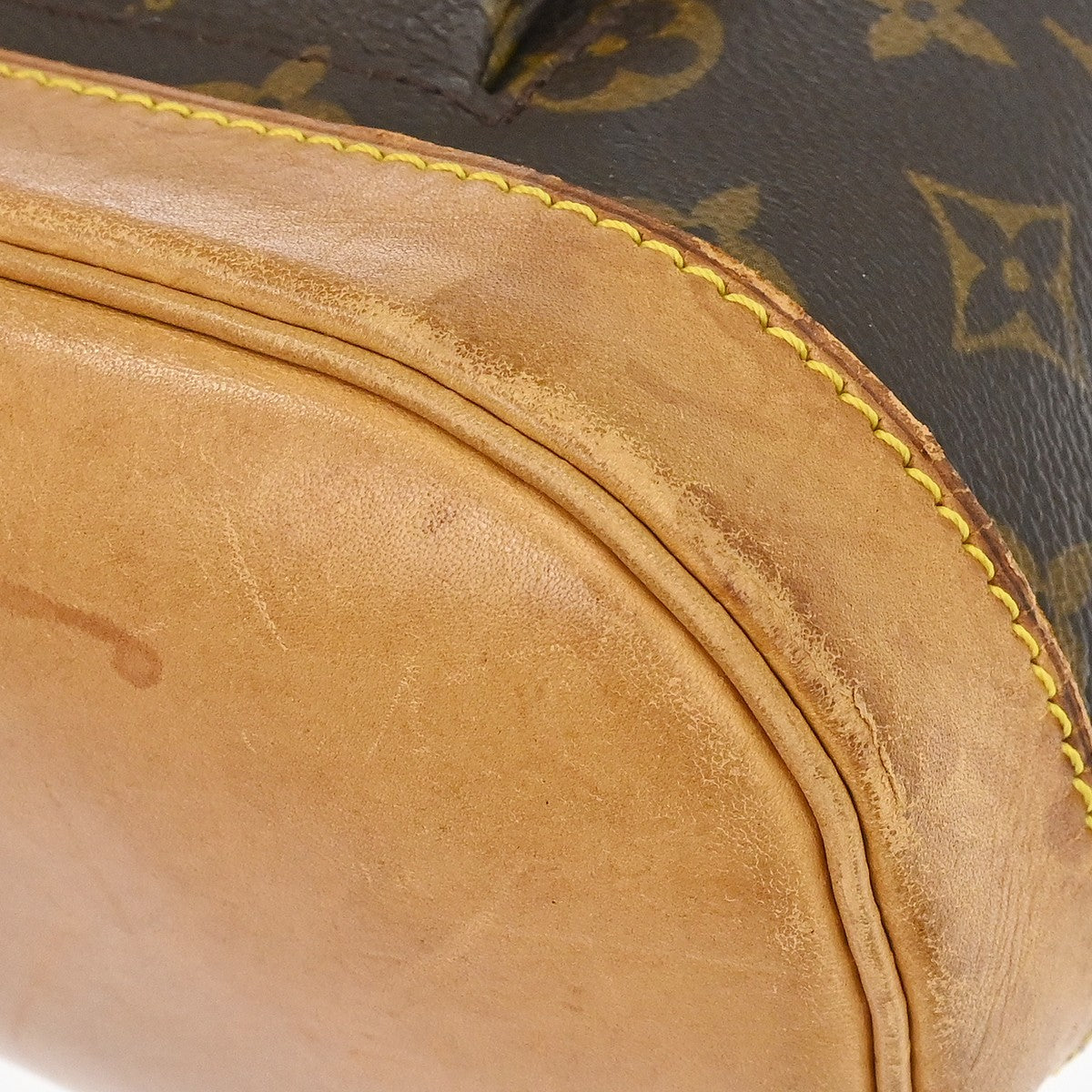 Louis Vuitton Montsouris MM Vintage Backpack in Brown Monogram Canvas