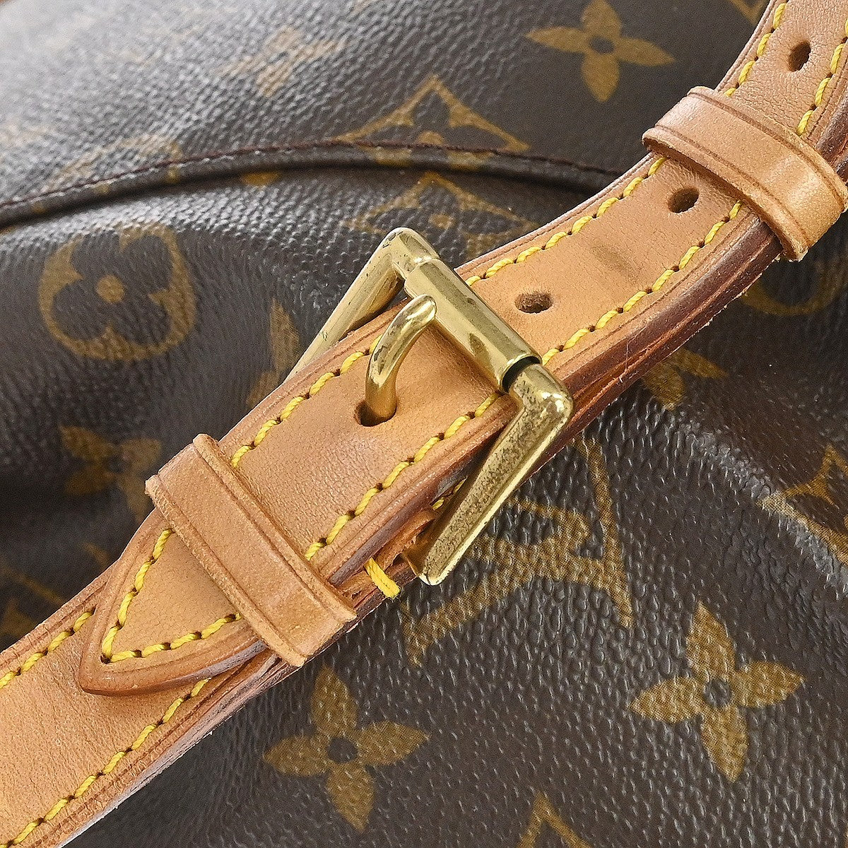 Louis Vuitton Montsouris MM Vintage Backpack in Brown Monogram Canvas
