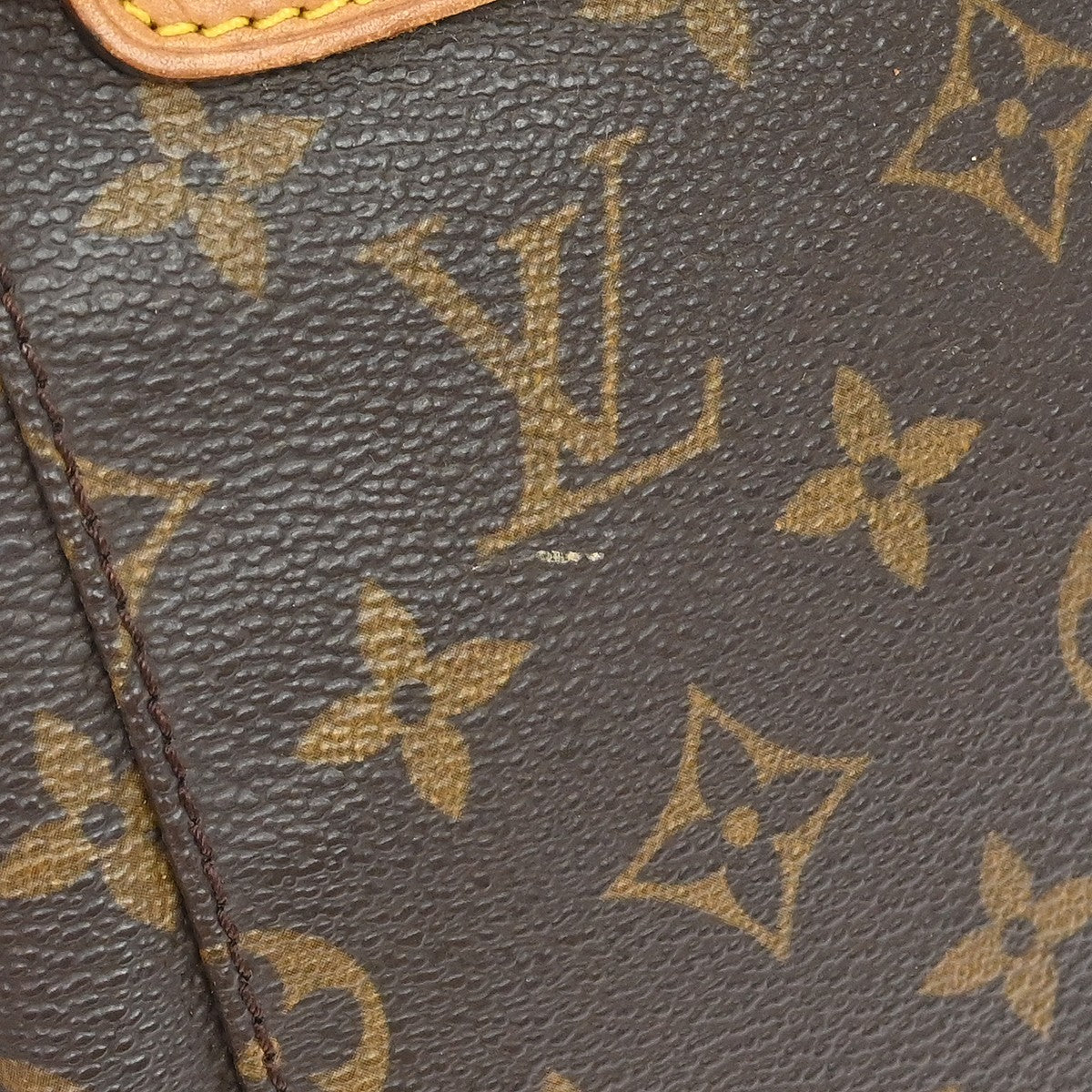 Louis Vuitton Montsouris MM Vintage Backpack in Brown Monogram Canvas