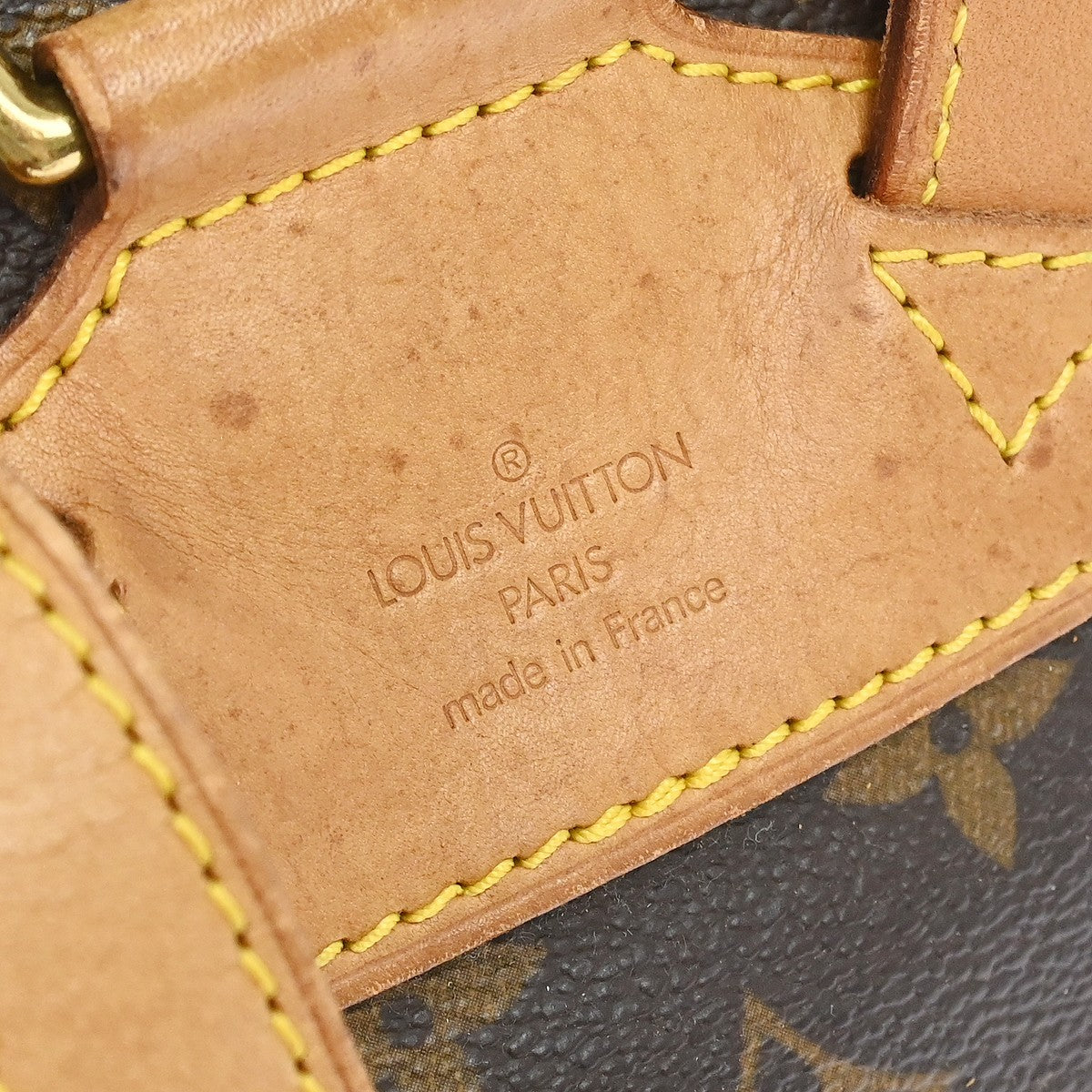 Louis Vuitton Montsouris MM Vintage Backpack in Brown Monogram Canvas