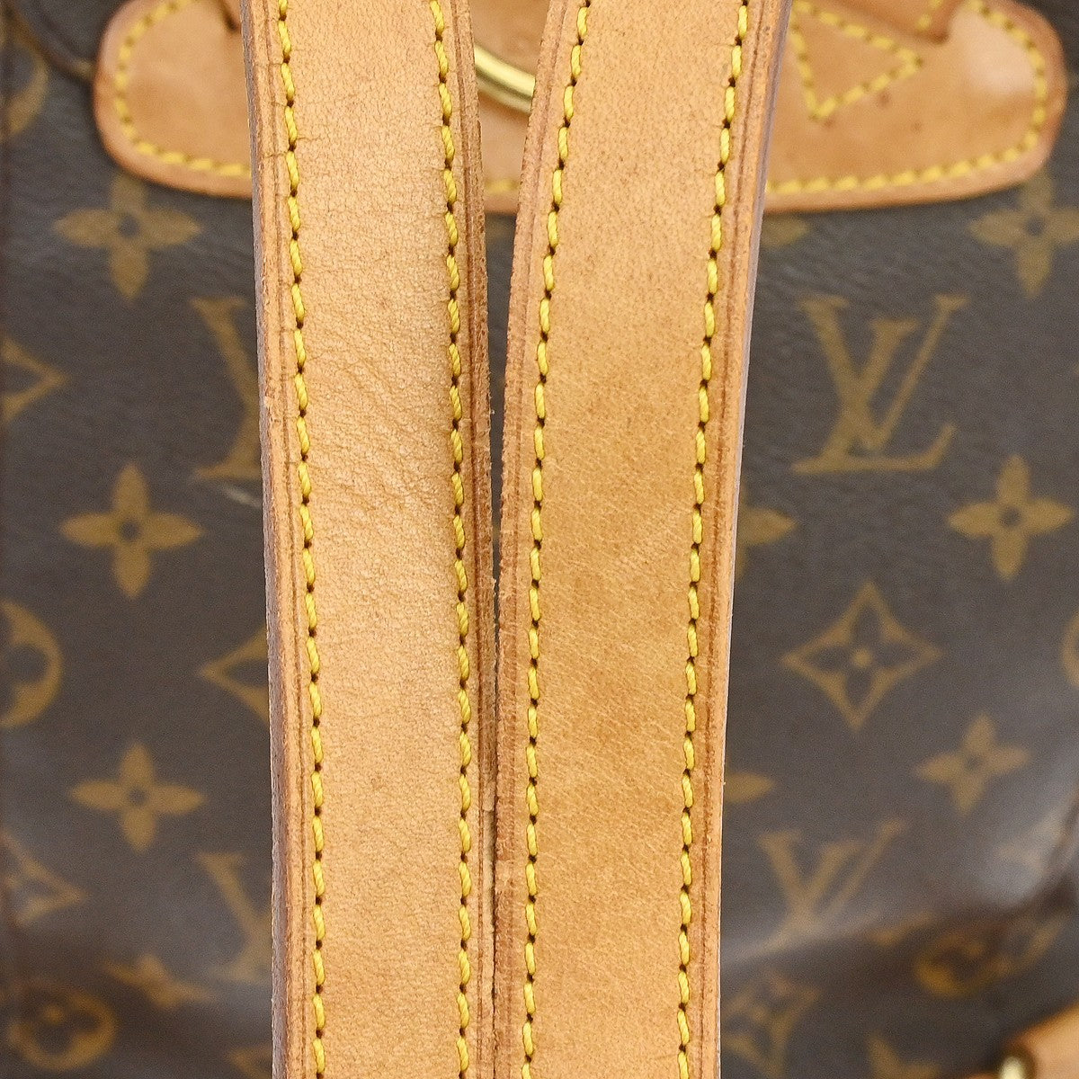 Louis Vuitton Montsouris MM Vintage Backpack in Brown Monogram Canvas