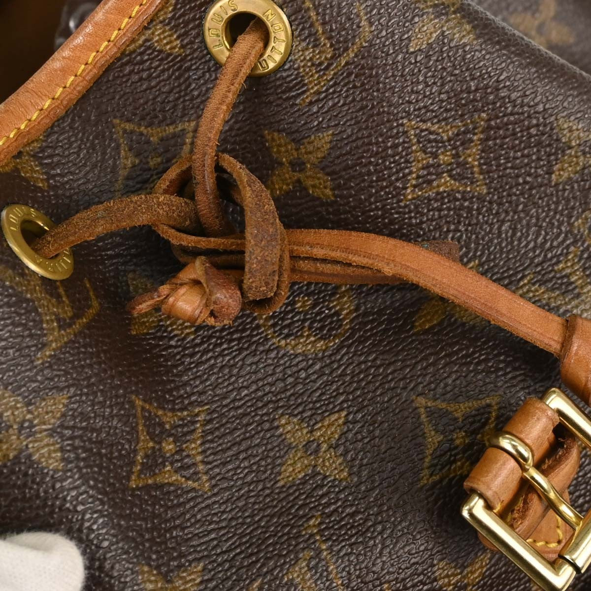 Louis Vuitton Montsouris MM Vintage Backpack in Brown Monogram Canvas