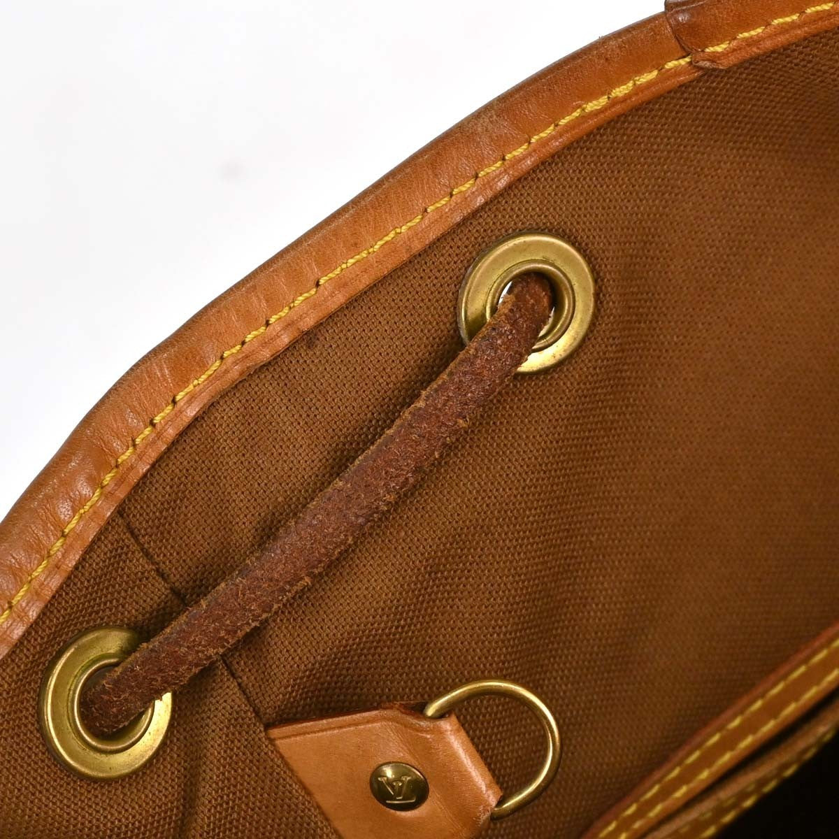 Louis Vuitton Montsouris MM Vintage Backpack in Brown Monogram Canvas