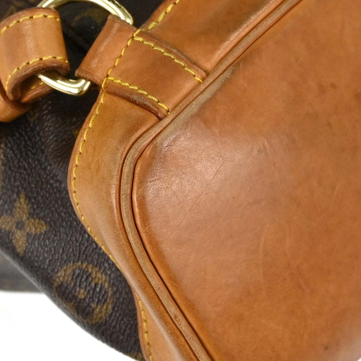 Louis Vuitton Montsouris MM Vintage Backpack in Brown Monogram Canvas