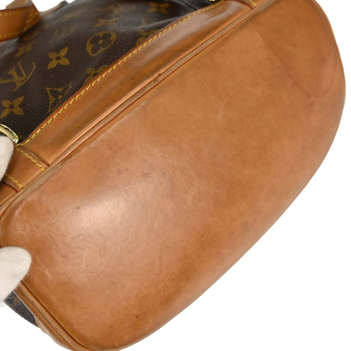 Louis Vuitton Montsouris MM Vintage Backpack in Brown Monogram Canvas