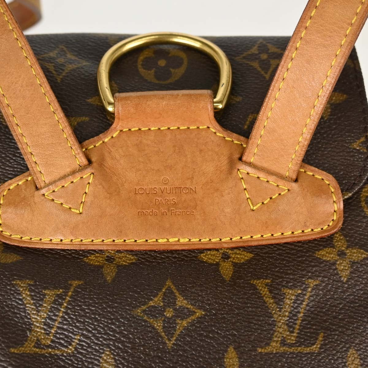 Louis Vuitton Montsouris MM Vintage Backpack in Brown Monogram Canvas