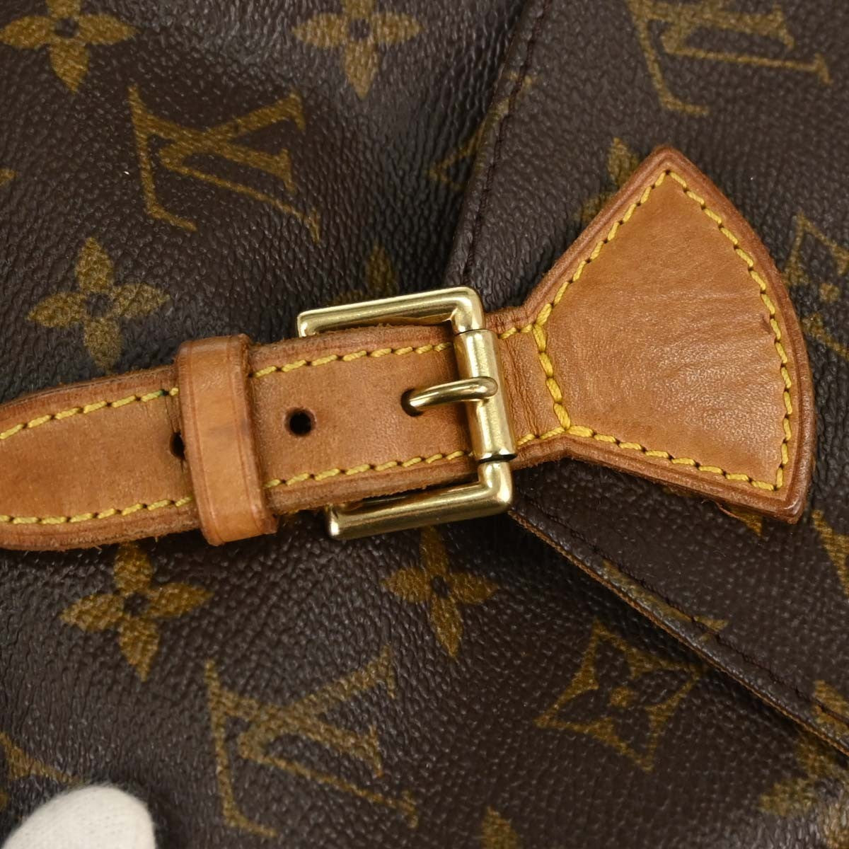 Louis Vuitton Montsouris MM Vintage Backpack in Brown Monogram Canvas