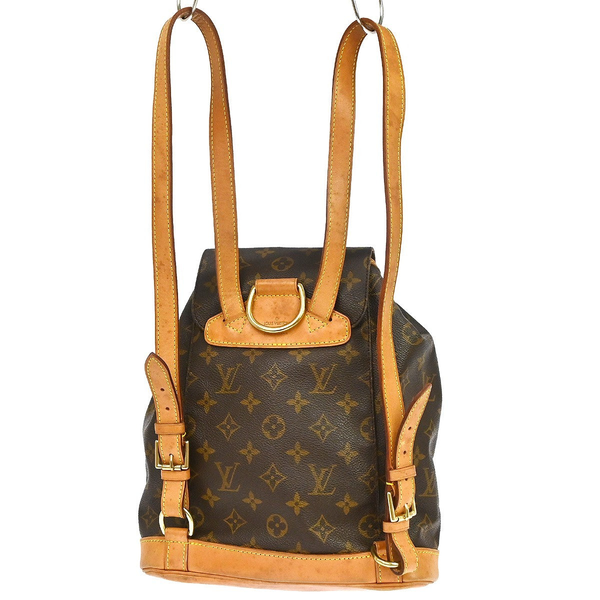 Louis Vuitton Montsouris MM Vintage Backpack in Brown Monogram Canvas