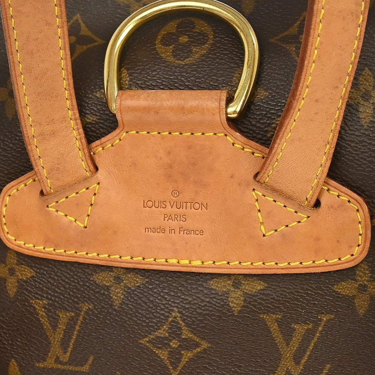Louis Vuitton Montsouris MM Vintage Backpack in Brown Monogram Canvas