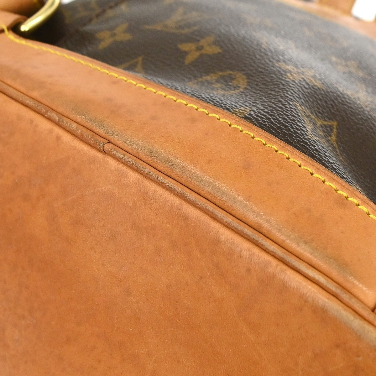 Louis Vuitton Montsouris MM Vintage Backpack in Brown Monogram Canvas