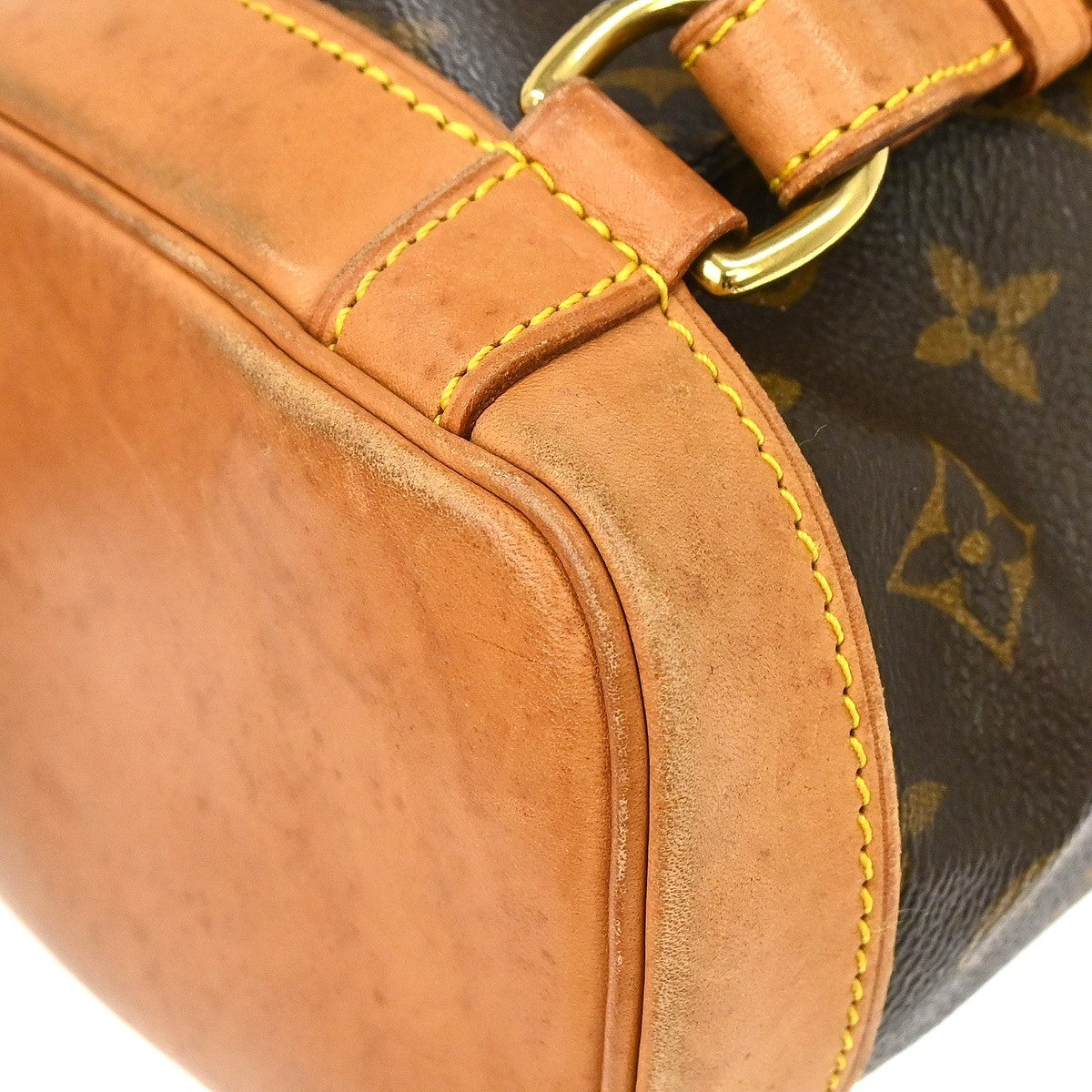Louis Vuitton Montsouris MM Vintage Backpack in Brown Monogram Canvas