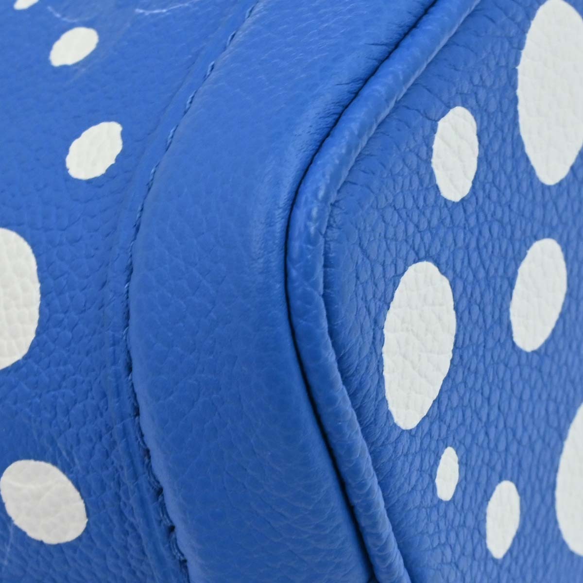Louis Vuitton Nano Noé x Yayoi Kusama Vintage Bucket Bag in Blue Leather