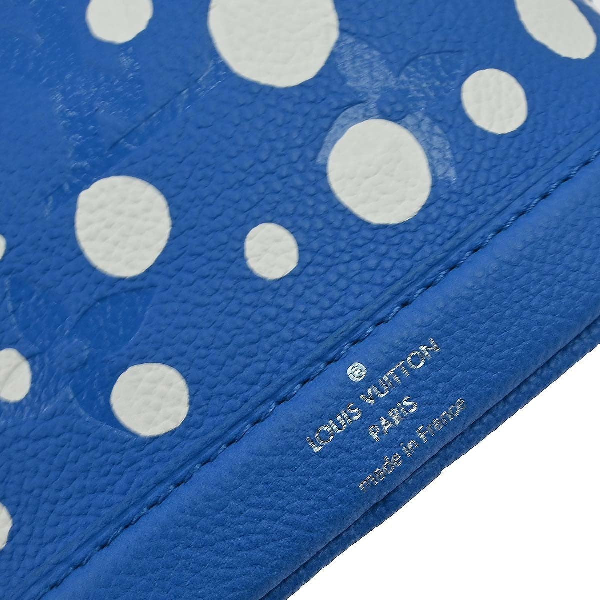 Louis Vuitton Nano Noé x Yayoi Kusama Vintage Bucket Bag in Blue Leather