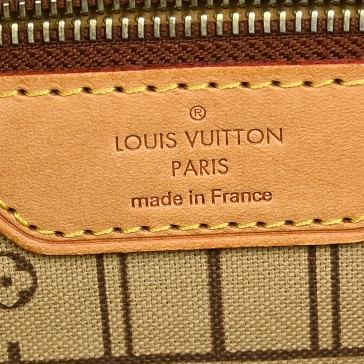 Louis Vuitton Neverfull MM Vintage Tote Bag in Brown Monogram Canvas