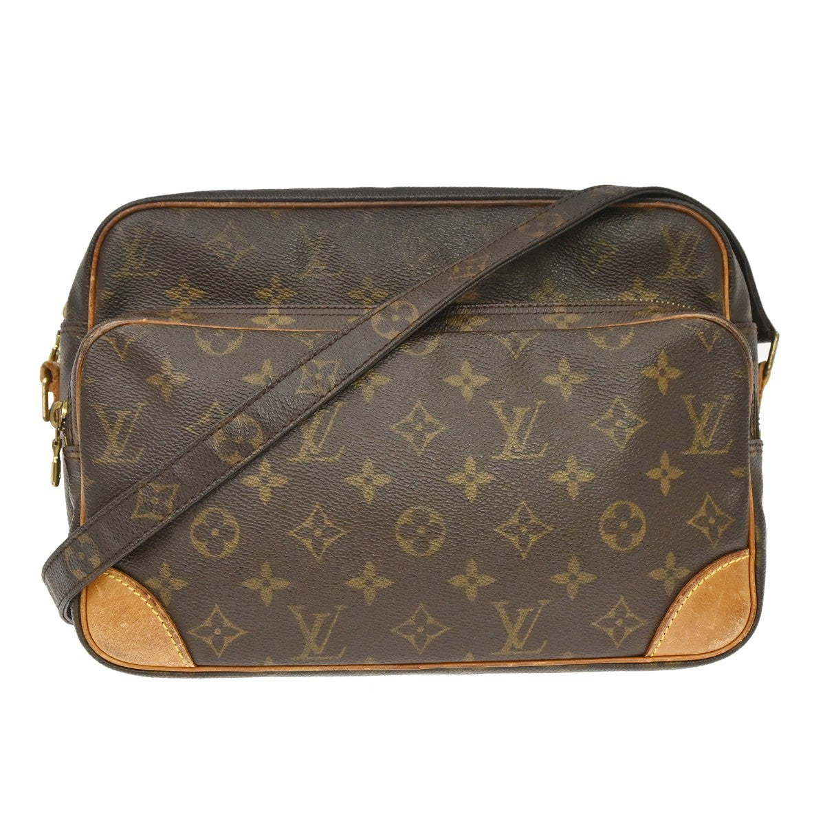 Louis Vuitton Nile Vintage Crossbody Bag in Brown Monogram Canvas