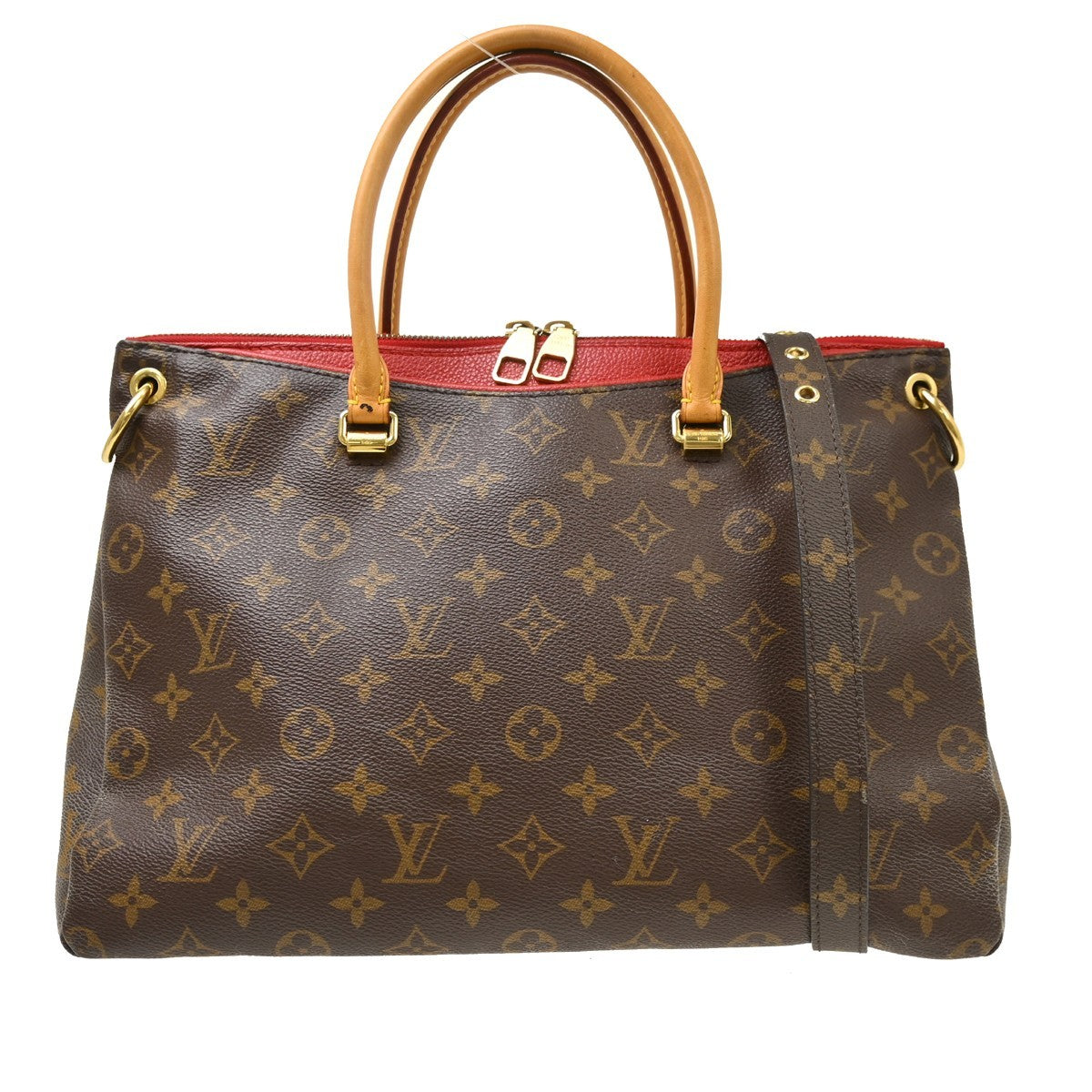 Louis Vuitton Pallas MM Vintage Handbag in Brown Monogram Canvas