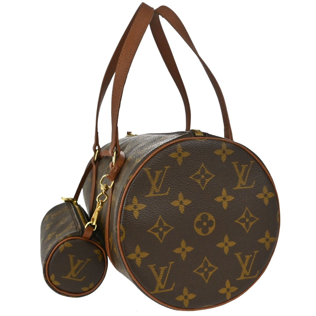 Louis Vuitton Papillon 30 Vintage Handbag in Brown Monogram Canvas