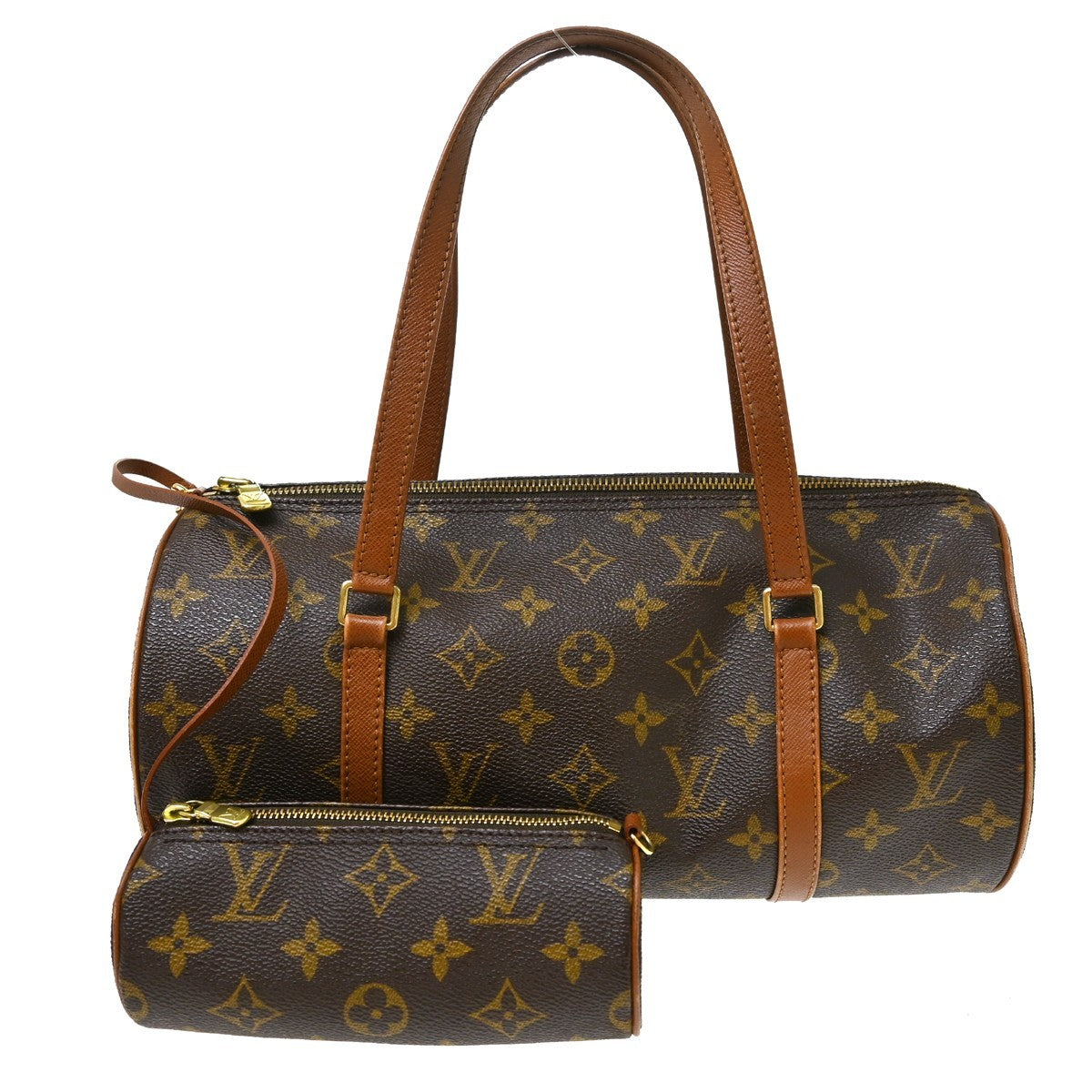 Louis Vuitton Papillon 30 Vintage Handbag in Brown Monogram Canvas