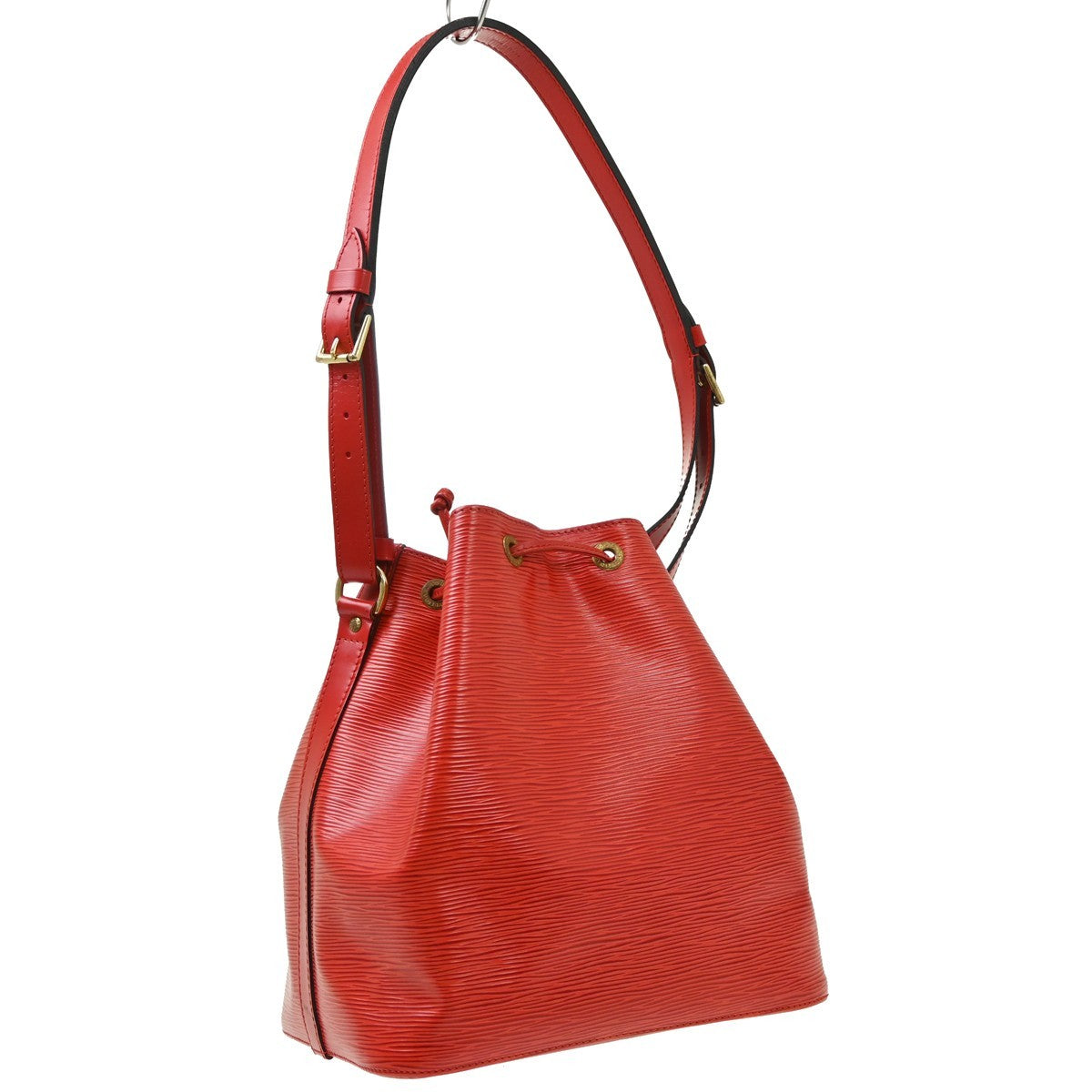 Louis Vuitton Petit Noé Vintage Shoulder Bag in Red Epi Leather