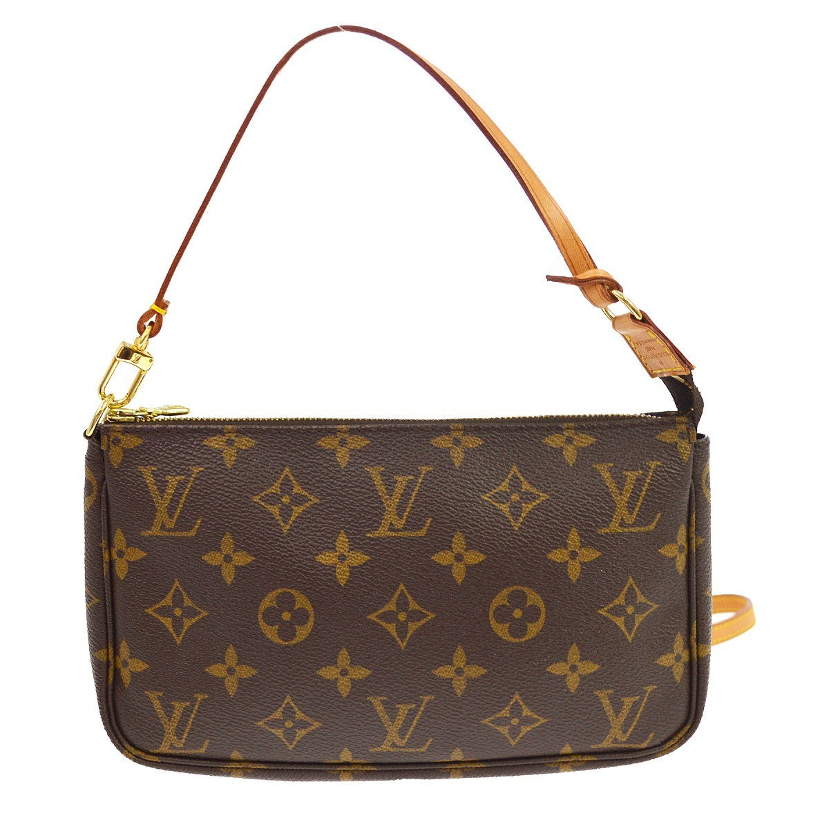 Louis Vuitton Pochette Accessoires Vintage Pochette in Brown Monogram Canvas