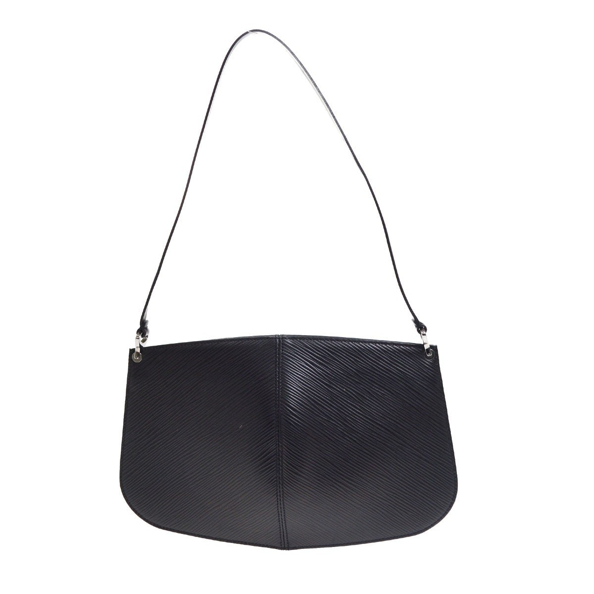 Louis Vuitton Pochette Demi-Lune Vintage Pochette in Black Epi Leather
