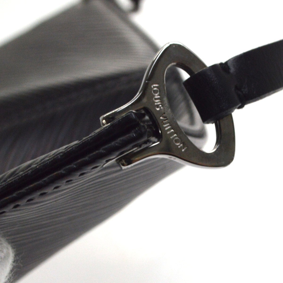 Louis Vuitton Pochette Demi-Lune Vintage Pochette in Black Epi Leather