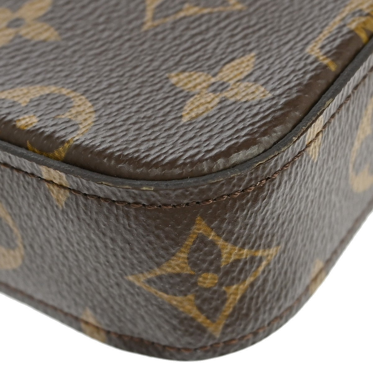 Louis Vuitton Pochette Félicie Vintage Crossbody Pochette in Brown Monogram Canvas