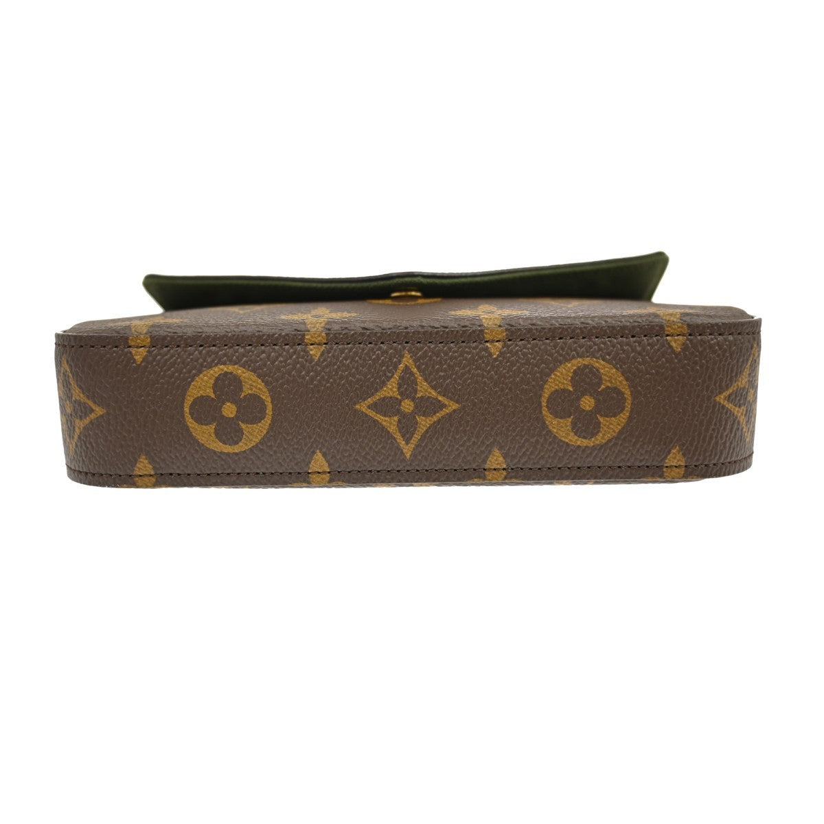Louis Vuitton Pochette Félicie Vintage Crossbody Bag in Brown Monogram Canvas