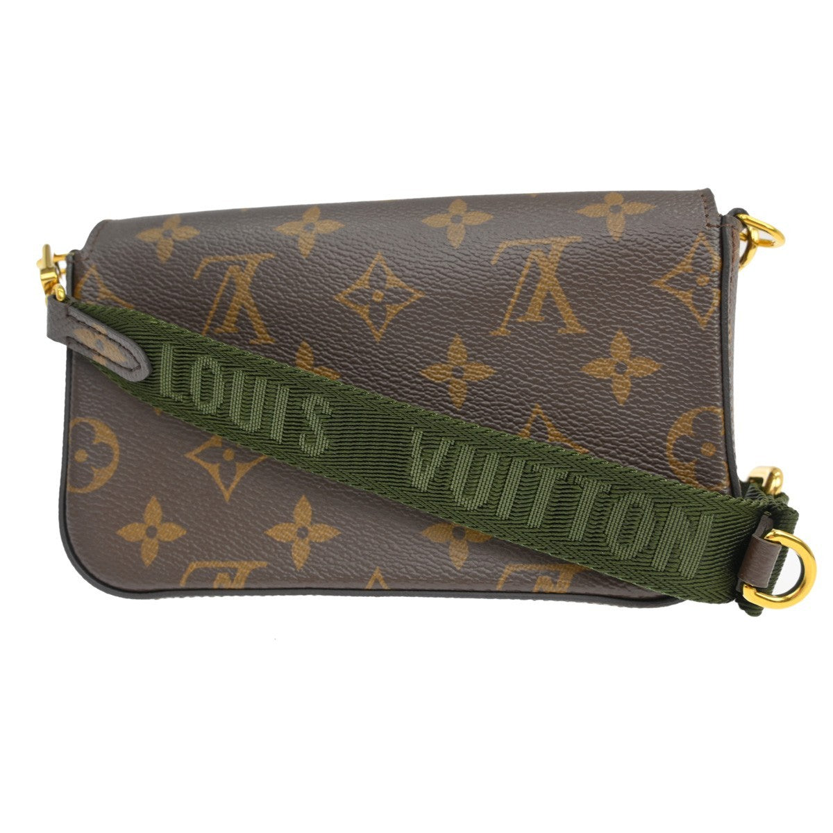 Louis Vuitton Pochette Félicie Vintage Crossbody Bag in Brown Monogram Canvas