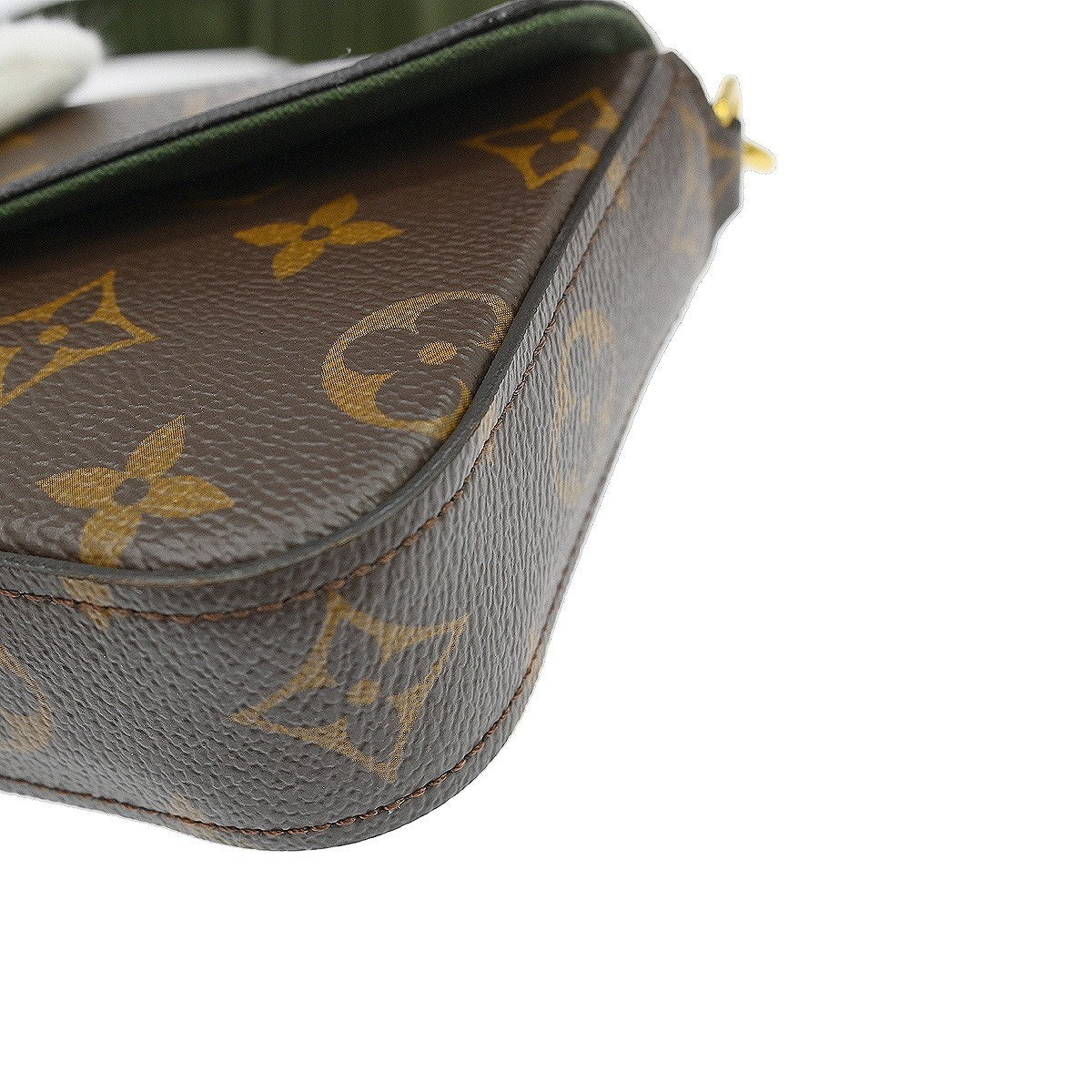 Louis Vuitton Pochette Félicie Vintage Crossbody Bag in Brown Monogram Canvas