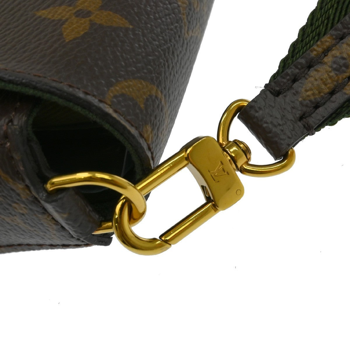 Louis Vuitton Pochette Félicie Vintage Crossbody Bag in Brown Monogram Canvas