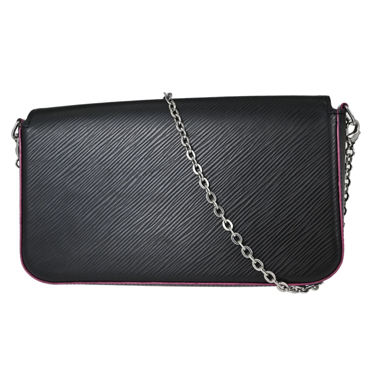 Louis Vuitton Pochette Félicie Vintage Crossbody Bag in Black Epi Leather