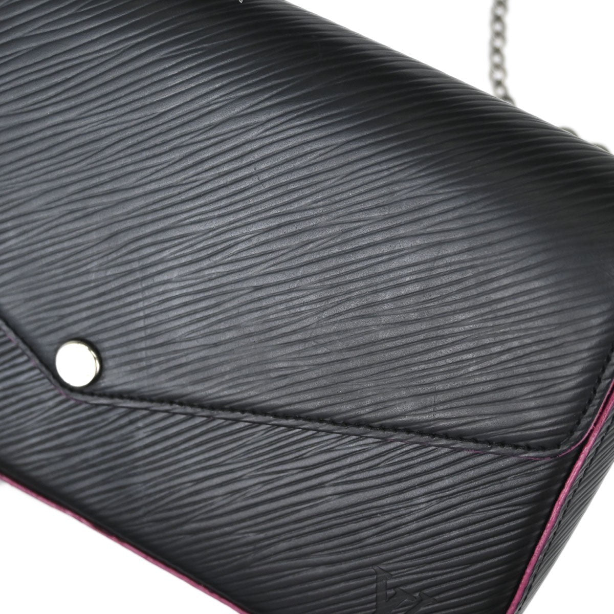 Louis Vuitton Pochette Félicie Vintage Crossbody Bag in Black Epi Leather