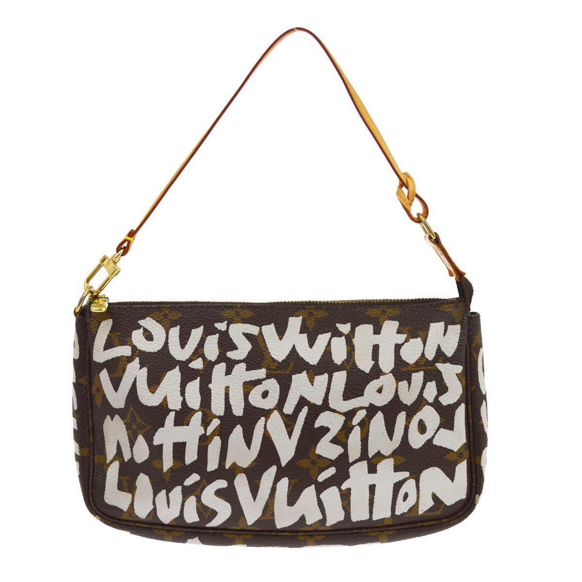 Louis Vuitton Pochette Graffiti Vintage Pochette in Brown Monogram Graffiti Canvas