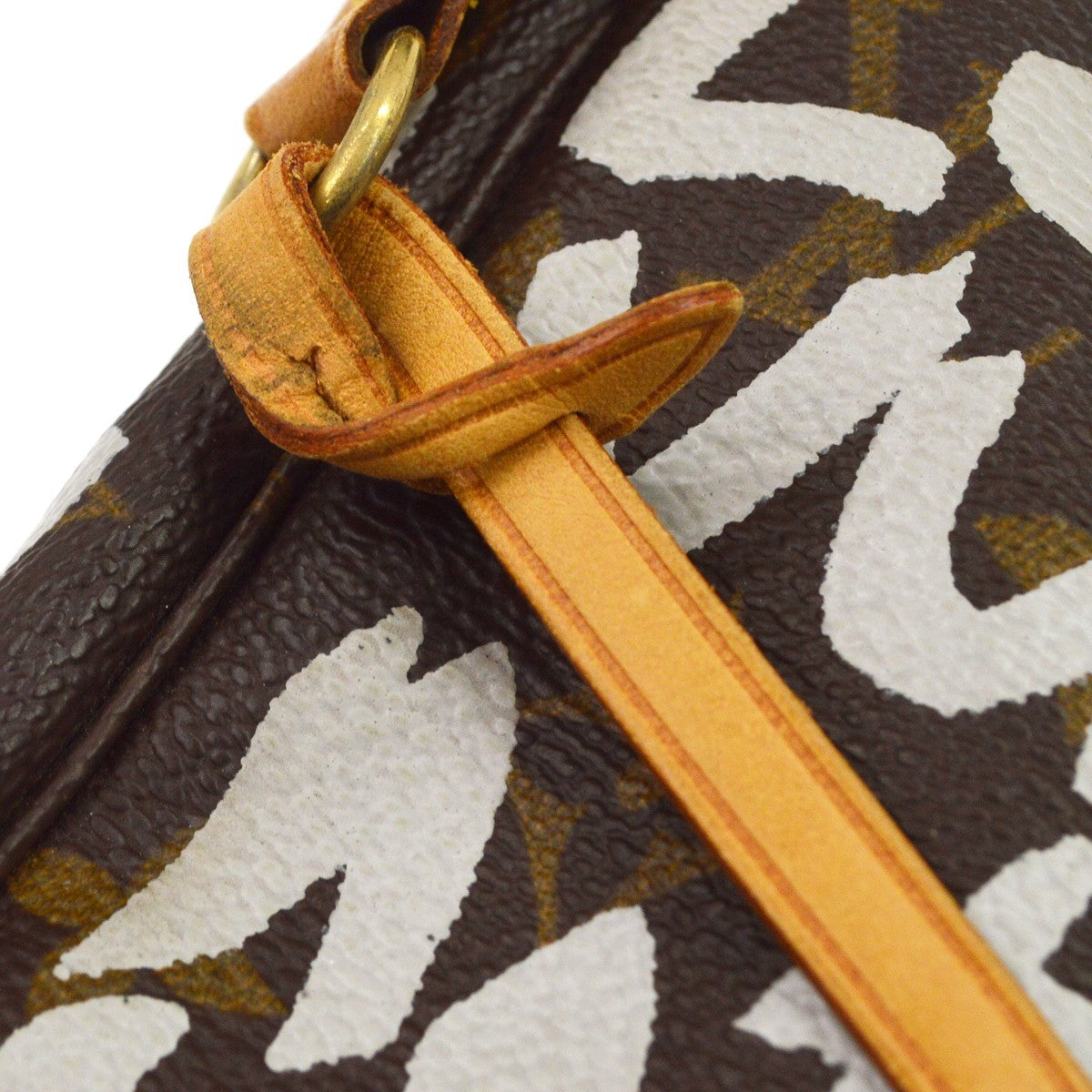Louis Vuitton Pochette Graffiti Vintage Pochette in Brown Monogram Graffiti Canvas