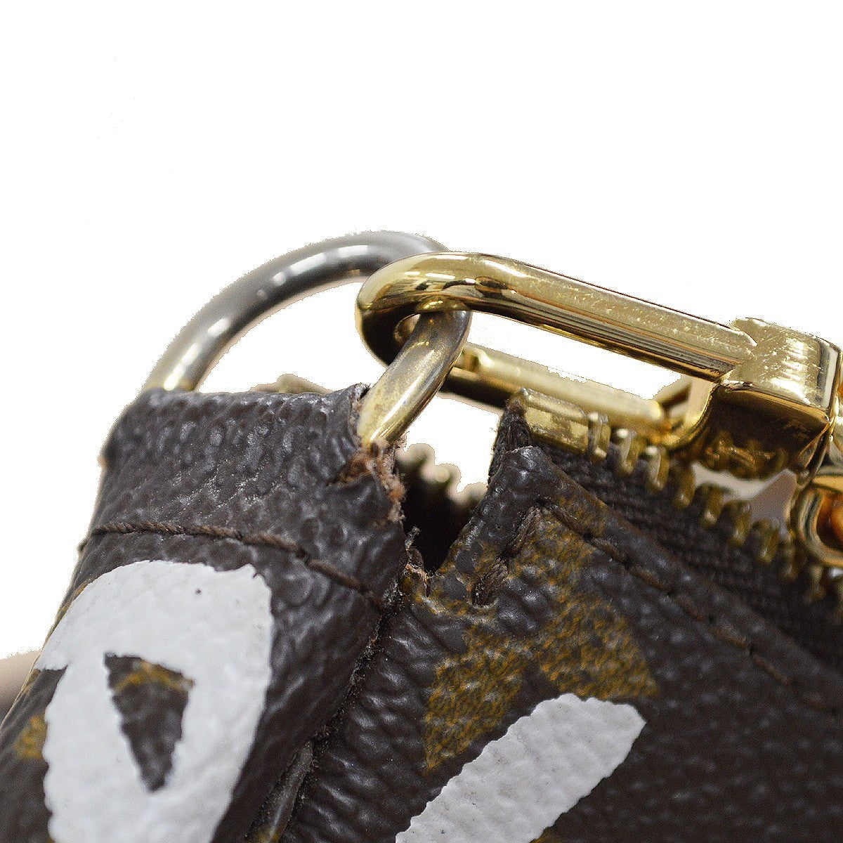 Louis Vuitton Pochette Graffiti Vintage Pochette in Brown Monogram Graffiti Canvas