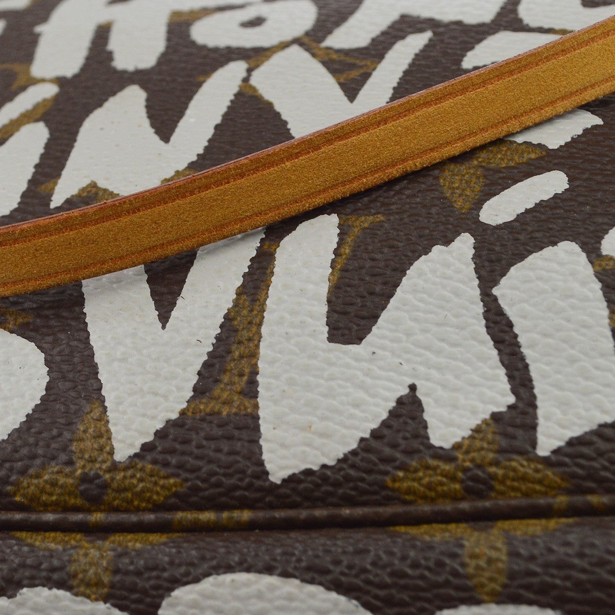 Louis Vuitton Pochette Graffiti Vintage Pochette in Brown Monogram Graffiti Canvas