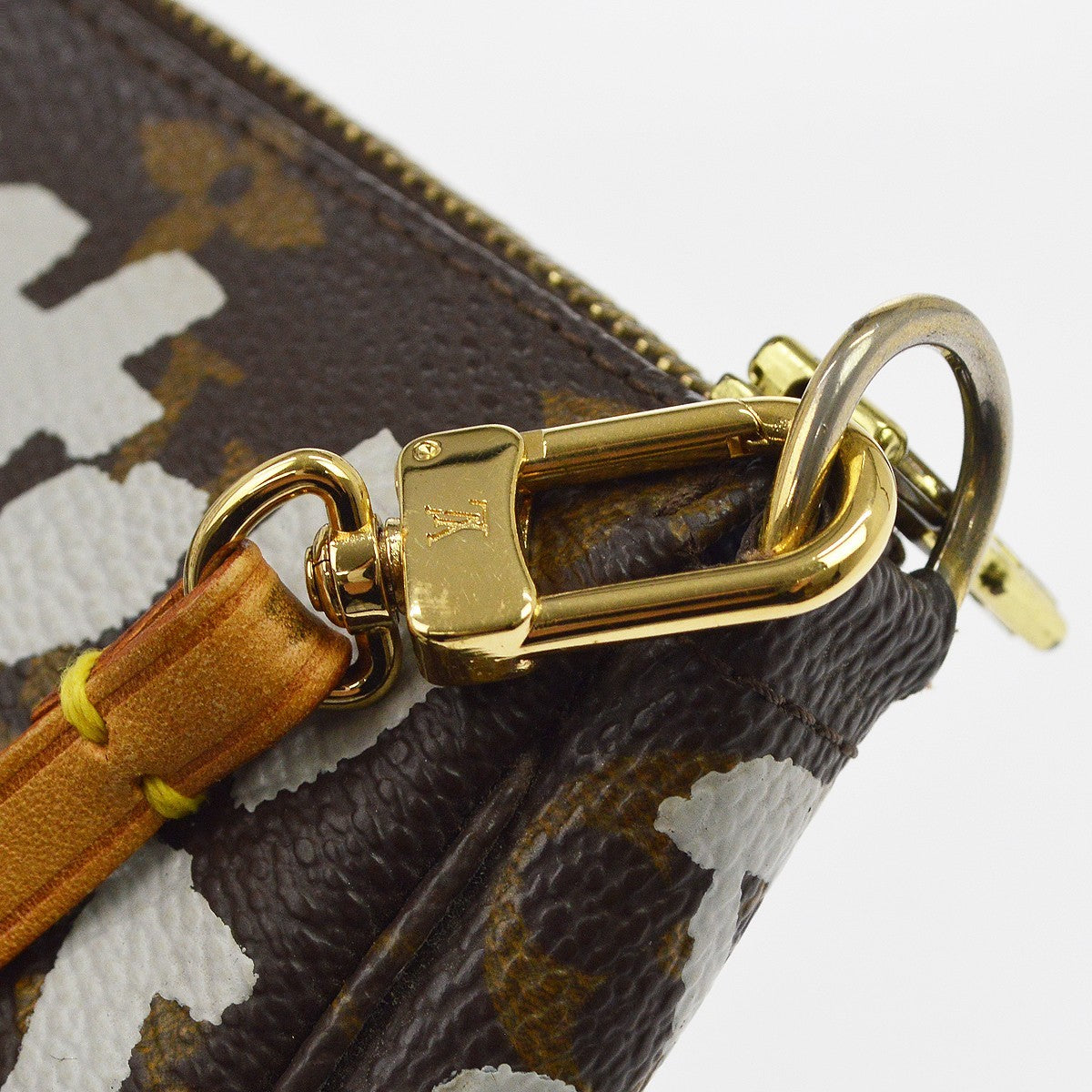 Louis Vuitton Pochette Graffiti Vintage Pochette in Brown Monogram Graffiti Canvas