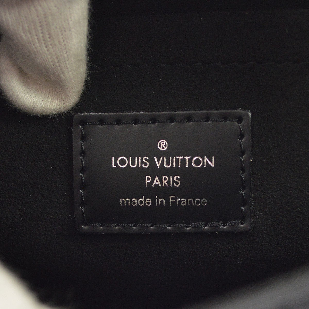 Louis Vuitton Pochette Montaigne Vintage Pochette in Black Epi Leather
