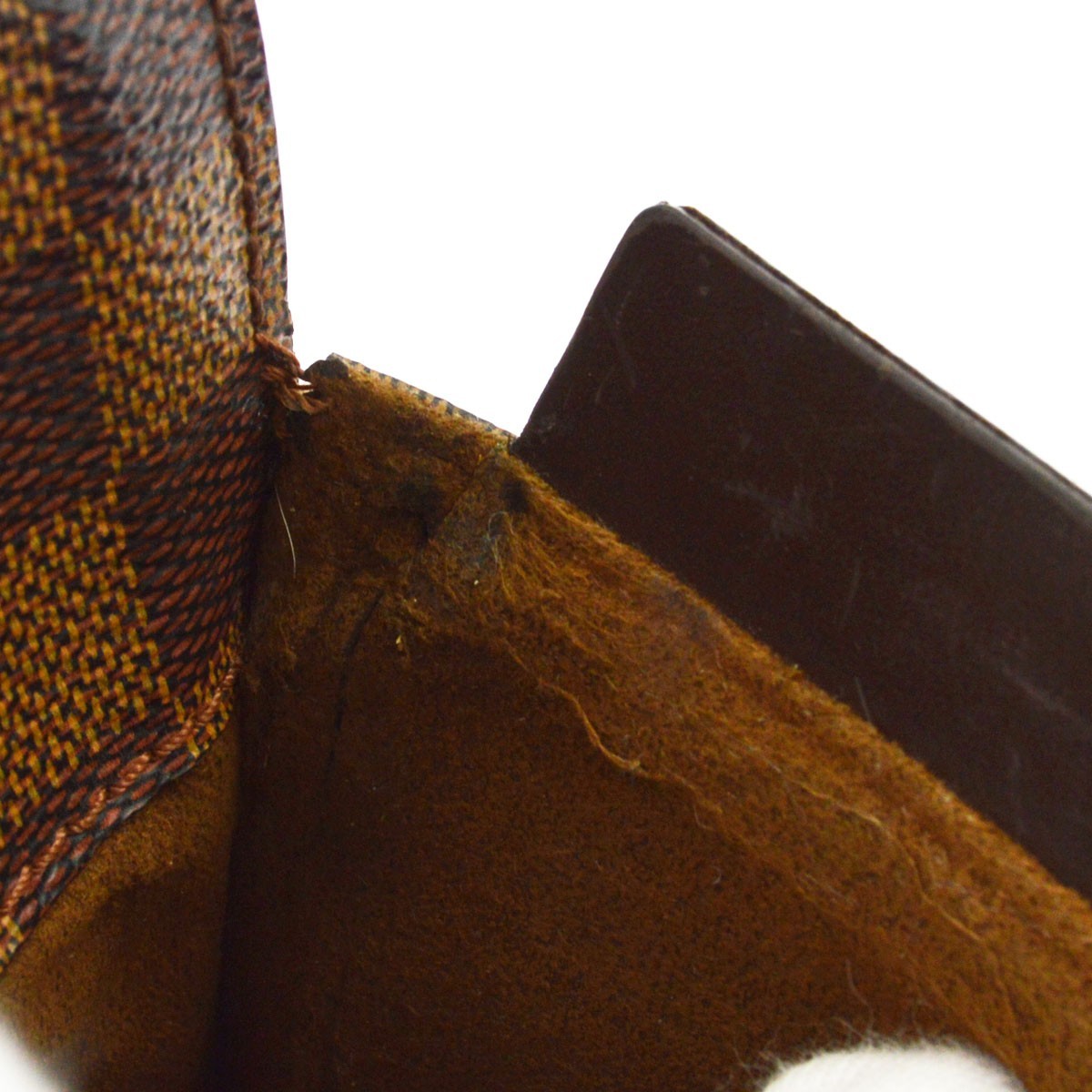 Louis Vuitton Saint Louis Vintage Clutch in Brown Damier Ebène Canvas