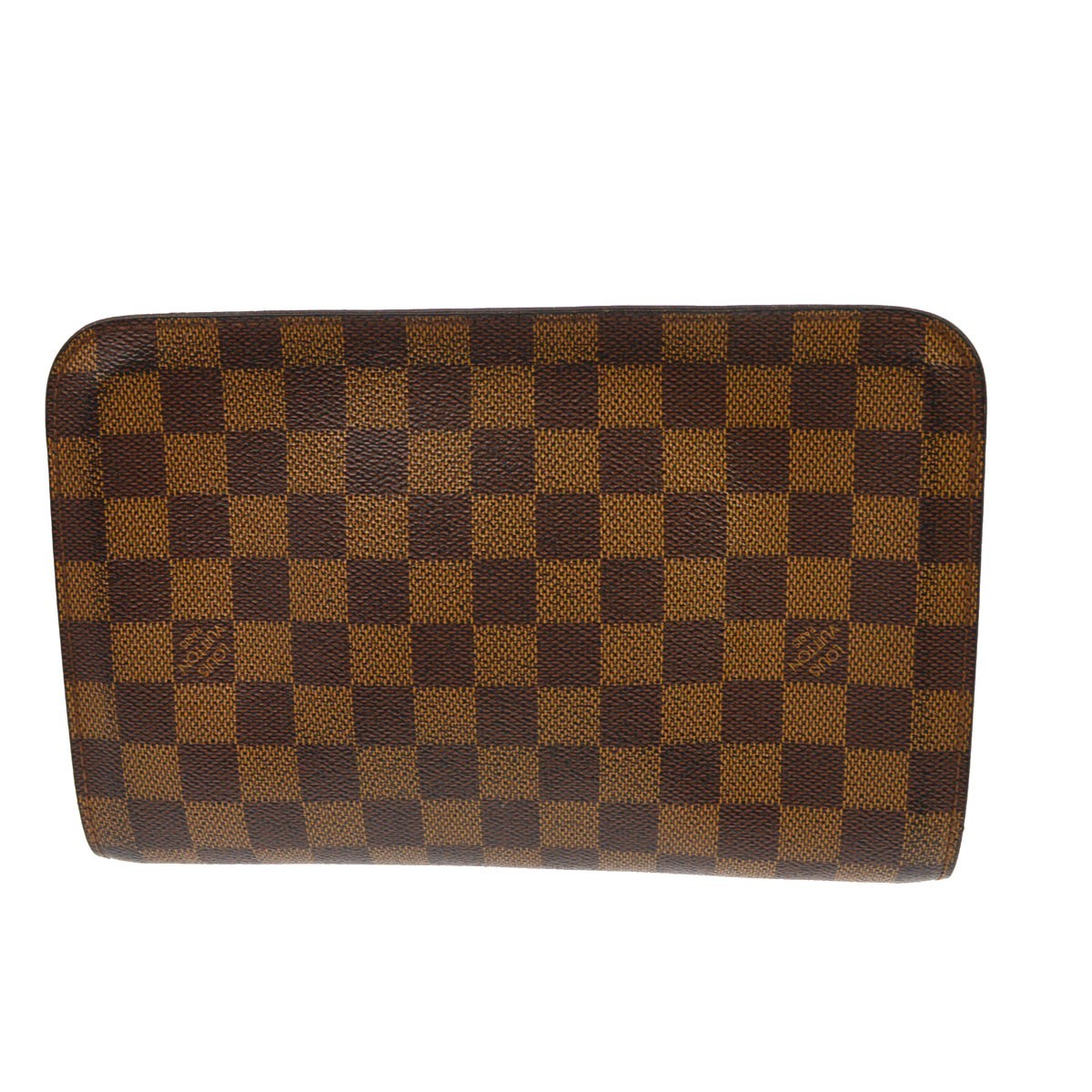 Louis Vuitton Saint Louis Vintage Clutch in Brown Damier Ebène Canvas
