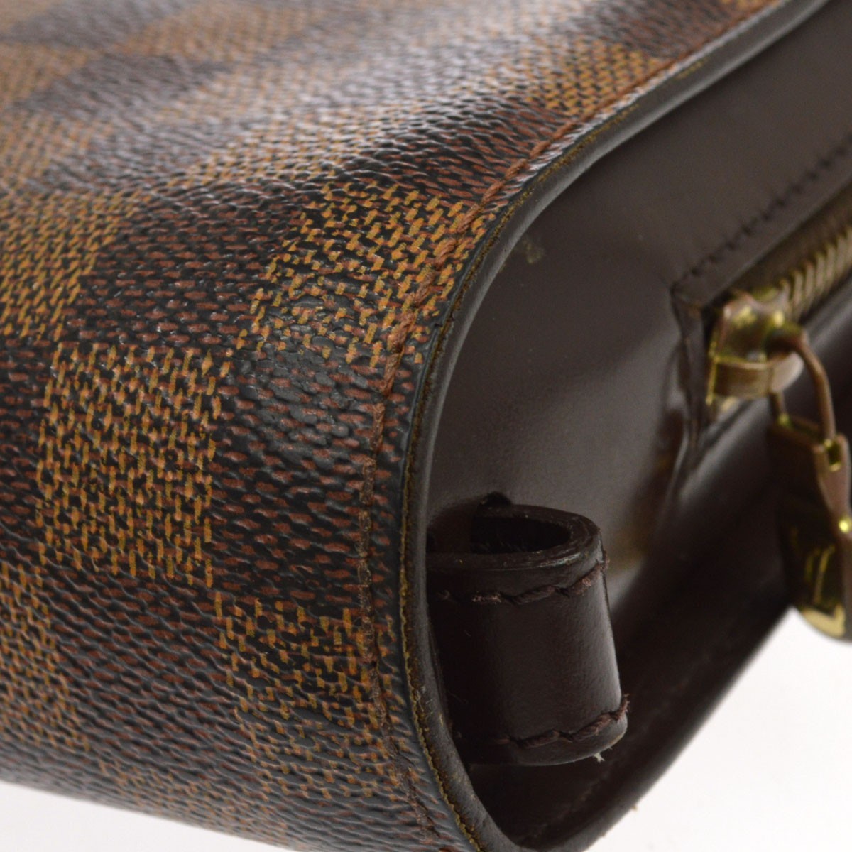 Louis Vuitton Saint Louis Vintage Clutch in Brown Damier Ebène Canvas