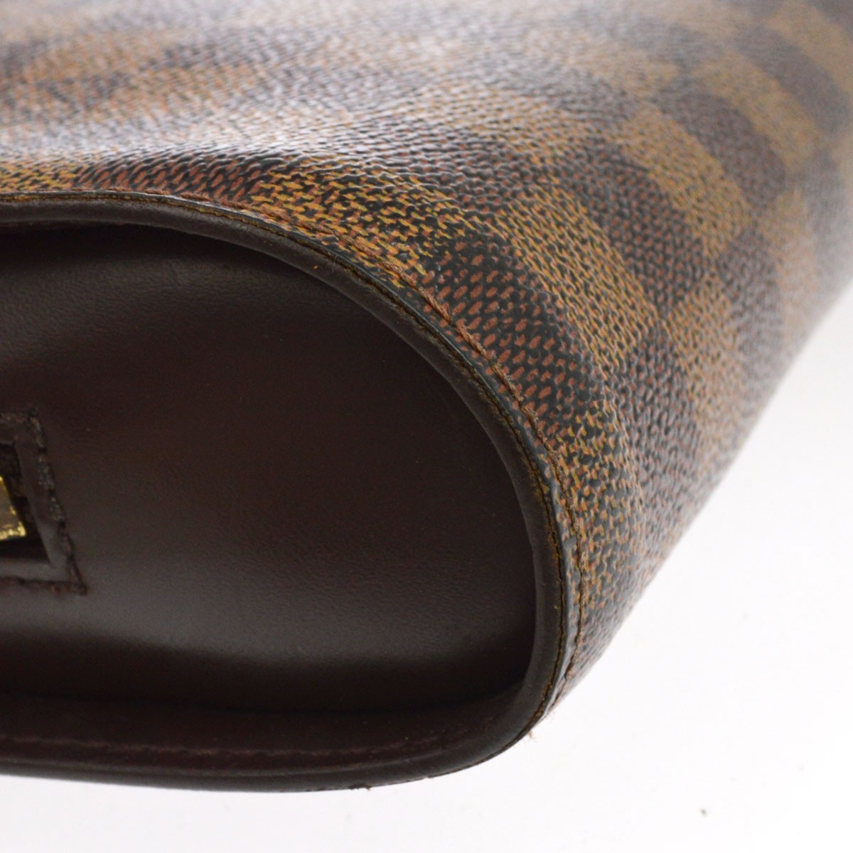 Louis Vuitton Saint Louis Vintage Clutch in Brown Damier Ebène Canvas