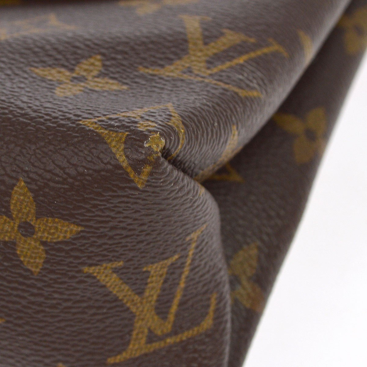 Louis Vuitton Saint Placide Vintage Crossbody Bag in Brown Monogram Canvas