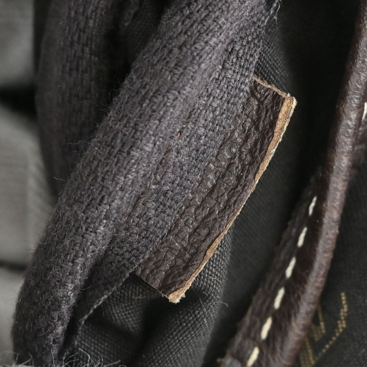 Louis Vuitton Saumur 30 Vintage Crossbody Bag in Brown Monogram Mini Lin Canvas